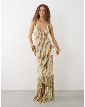 asos beach dresses sale ASOS LUXE - Beach Maxi Dress - Women - Cotton/Polyester - 10 US