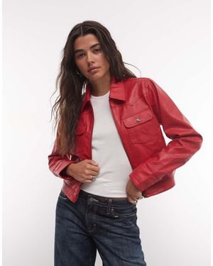 Wrangler Slim Seamed Jacket - Red
