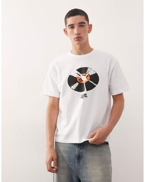 Collusion Slim Graphic T-shirt - White