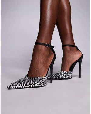 SIMMI Simmi London Lenah Heeled Court Shoes - Brown