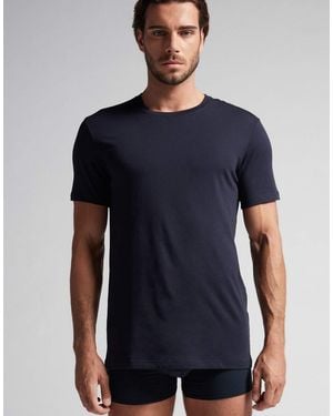 Intimissimi Superior Cotton T-Shirt - Blue