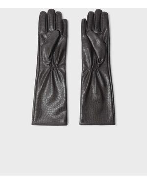 Stradivarius Lange handschuhe - Schwarz