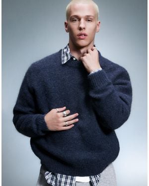 Weekday Wool Blend Sweater - Blue