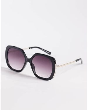 ALDO Gafas De Sol Negras Ovaladas Extragrandes Mickaela De - Negro