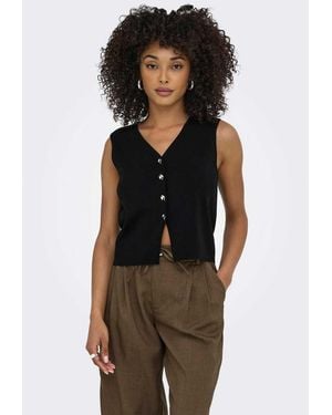 Jdy Knitted Vest - Black