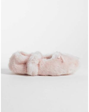 Boux Avenue Comfortabele Ballerina's Met Bandje - Roze