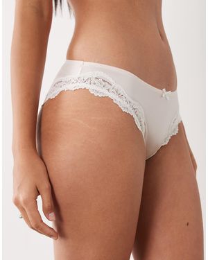 New Look – brasilianischer satin-slip - Braun