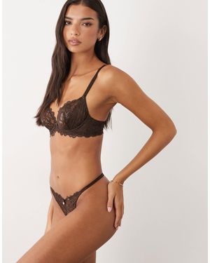 Boux Avenue Heidi spitzen-string - Mehrfarbig
