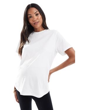 ASOS Asos Design Maternity Regular Fit T-shirt - White