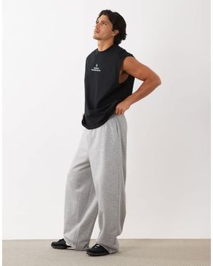 ASOS – oversize-jogginghose - Weiß