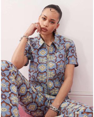 Wrangler Zip Front Top - Multicolour