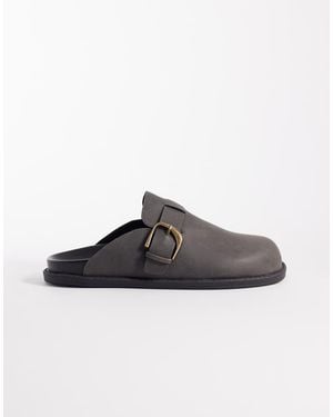 ASOS Mules With Buckled Strap - Brown
