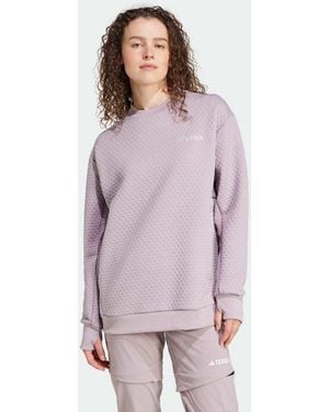 adidas Terrex Xploric Crewneck Jumper - Purple