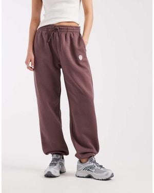 Nike Phoenix Fleece Oversized High Waisted Joggers - Purple