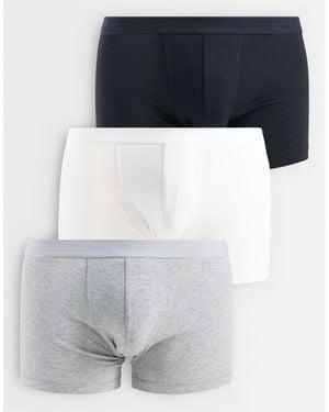 ASOS 3 Pack Trunks - Gray