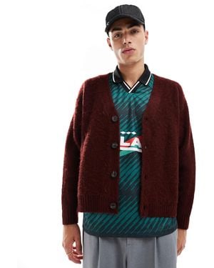 Cotton On Cotton On Boxy Fit Knitted Cardigan - Red