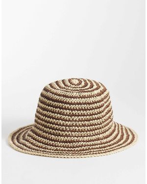 Accessorize – gestreifter anglerhut - Natur