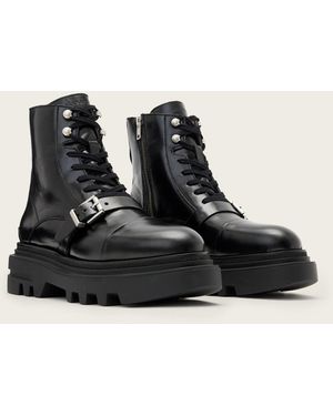 AllSaints – astrid – stiefel - Schwarz