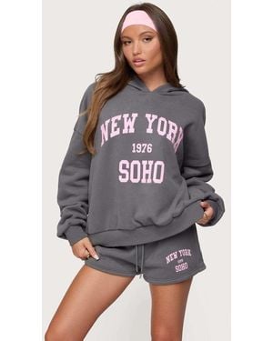 Edikted Soho 76 Hoodie - Grey