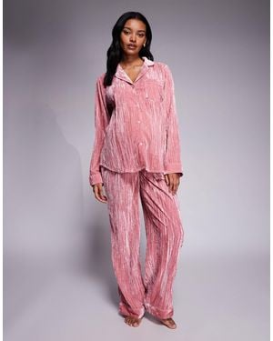ASOS Asos design maternity – pyjama-set - Pink