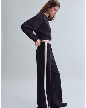 Stradivarius Contrast Oversized Sweatshirt - Blauw