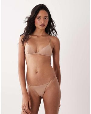Cotton On Tanga Muy Pequeño Marrón Arce De -Neutro