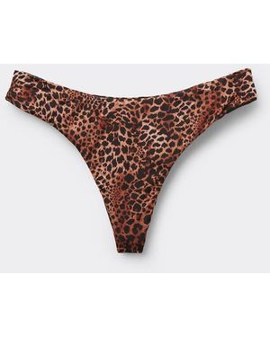 Tezenis Brazillian Savage Sun Bikini Bottoms - Brown