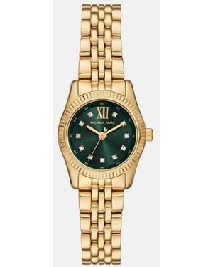 Michael Kors Lexington Three-Hand, -Tone Stainless Steel Watch - Metallic