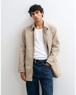 Jack & Jones Short Mac Coat - Natural