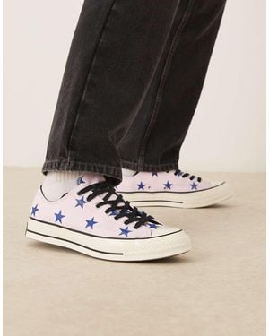 Converse Chuck 70 Ox Trainers With Star Print - Black