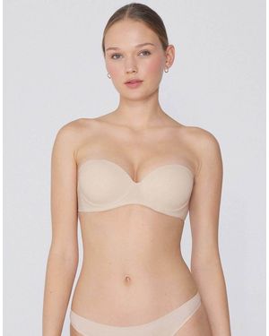 Tezenis Madrid Super Padded Bandeau Bra - White