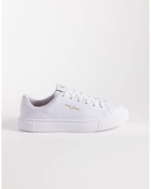 Fred Perry – leder-sneaker - Weiß