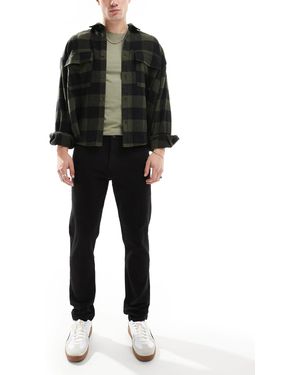 Don't Think Twice Dtt – schmal geschnittene stretch-jeans - Schwarz
