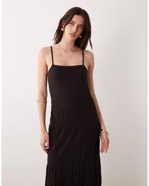 chinese dress ladies Black Maxi Trapeze Dress – Something a bit Different
