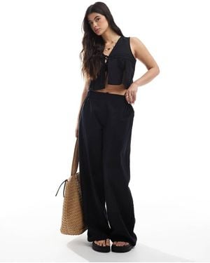 esmé studios Esmee Exclusive Beach Trousers Set - Black
