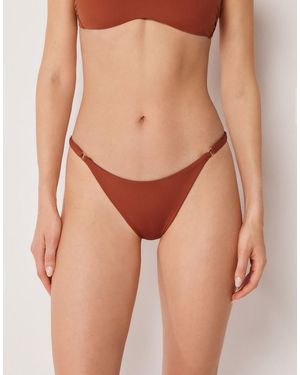 Calzedonia Premium Fit Micro Brazilian Bikini Bottom - Natural