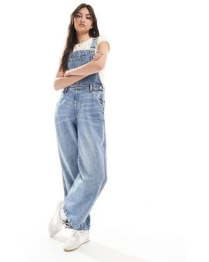 Monki Denim Dungarees - Blue