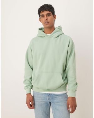 Abercrombie & Fitch – essential – kapuzenpullover - Grün