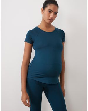 4505 Maternity Icon Active Quick Dry Slim Fit T-shirt - Blue