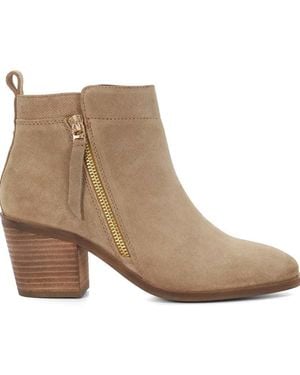 Dune Paicing Ankle Boots - Brown