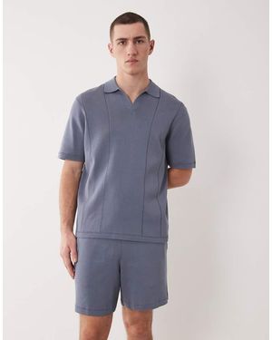 ASOS Compact Knit Shorts - Blue