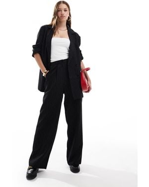 Miss Selfridge Tailored Straight Leg Trouser - Black