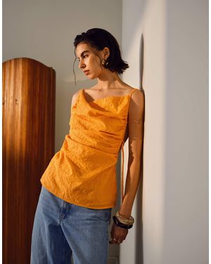 yellow tops topshop