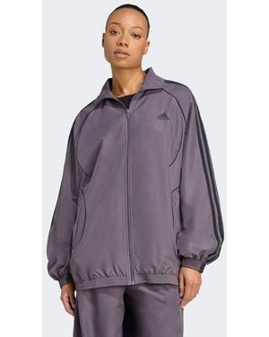 adidas Originals Teamgeist Oversized Track Top - Purple