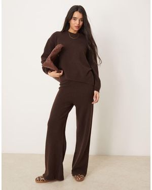 New Look Co-ord Oversized Jumper - Brown