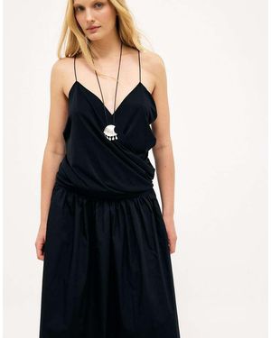 NA-KD Thin Strap Singlet - Blue
