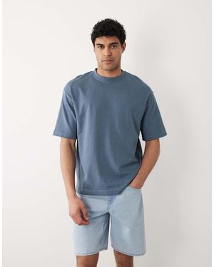 SELECTED Heavyweight Oversized T-Shirt - Blue