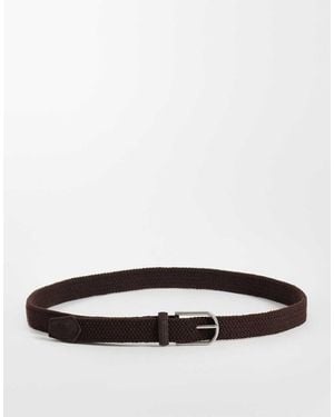 Mango Braided Belt - White