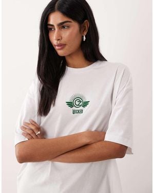 ASOS Oversized T-shirt With Wicked Print - Grey