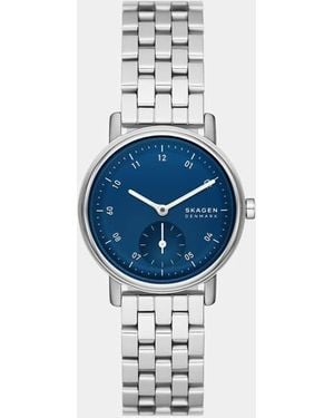Skagen Kuppel Lille Two-Hand Sub-Second, Stainless Steel Watch - Blue